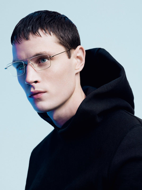Max Optical / White Gold Metal & Blue - Light Lens - Shade Files